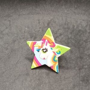 Green and Pink Star Rubber Ring